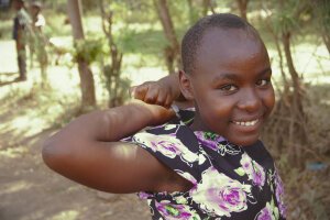 Stef Styles|Vintage|Portrait I - A little girl. Tanzania