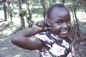 Dark Tones|60s mood - A little girl. Tanzania