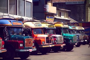 Stef Styles|People|VY Vign - Some colourful busses. Colombo / Sri Lanka