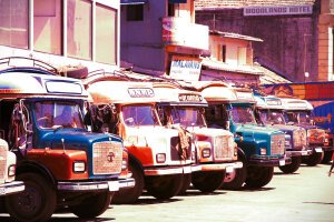 Stef Styles|Vintage|Portrait II - Some colourful busses. Colombo / Sri Lanka