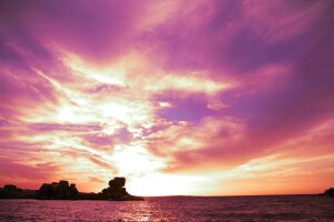 Stef Styles|Vintage|Portrait II - Sunset over lake Victoria. Kisumo / Tanzania